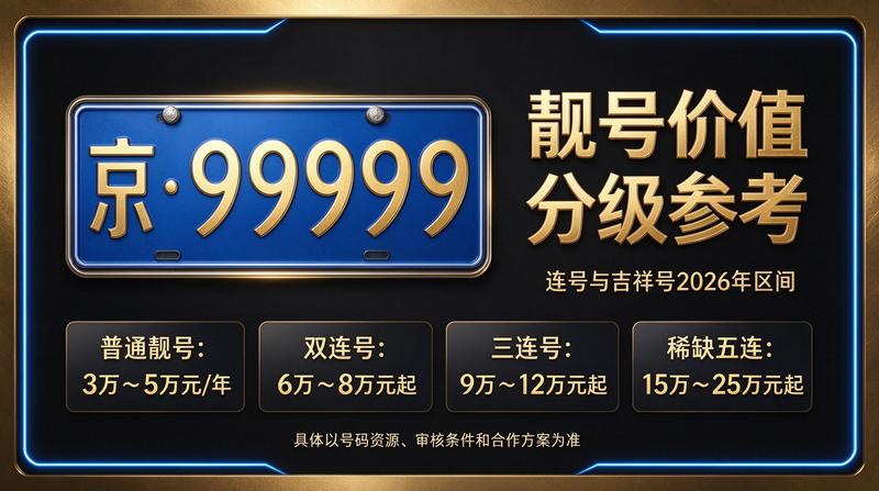 2026年闲置京牌指标概览图